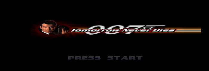 007: Tomorrow Never Dies Title Screen